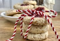 Wine Infused Lemon Almond Cookies