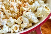 Quick and Spicy Air-Popped Popcorn