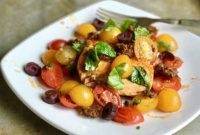 Jamie Oliver’s Spanish Chorizo and Tomato Salmon