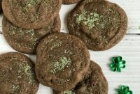 Perfectly Chewy Mint Chocolate Chip Cookies