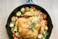 Aromatic Rosemary Roast Chicken and Crispy Red Potatoes