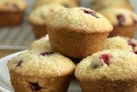 Zesty Cranberry Orange Muffins