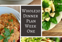 Whole30 Kickstart Dinners Week One