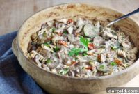 Creamy Dairy-Free Chicken & Veggie Pasta