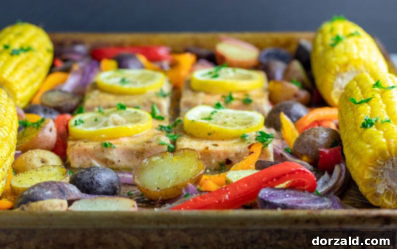 Easy One-Pan Roasted Salmon and Veggies 1 featured 6806