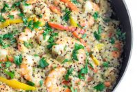 Zesty One-Pot Shrimp Quinoa