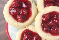 Lime-Kissed Cherry Cookies