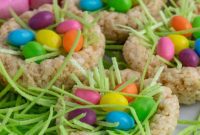 Easy Rice Krispie Easter Nests