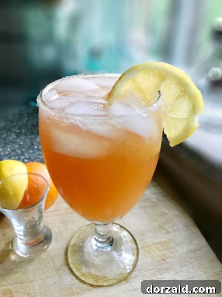 Tequila Citrus Surprise 1 Tequila Citrus Surprise Cocktail - A vibrant, refreshing drink with a unique twist.