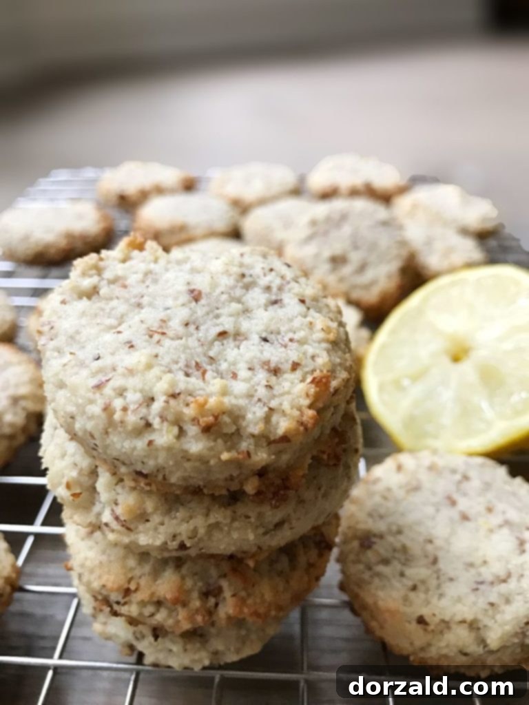 Lemon Almond Wine Cookies, dairy-free gluten-free