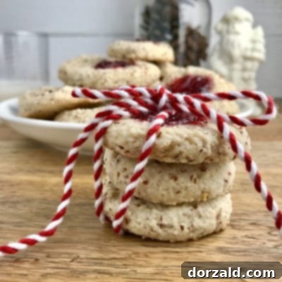 Lemon Almond Wine Thumbprint Cookies - featured recipe image