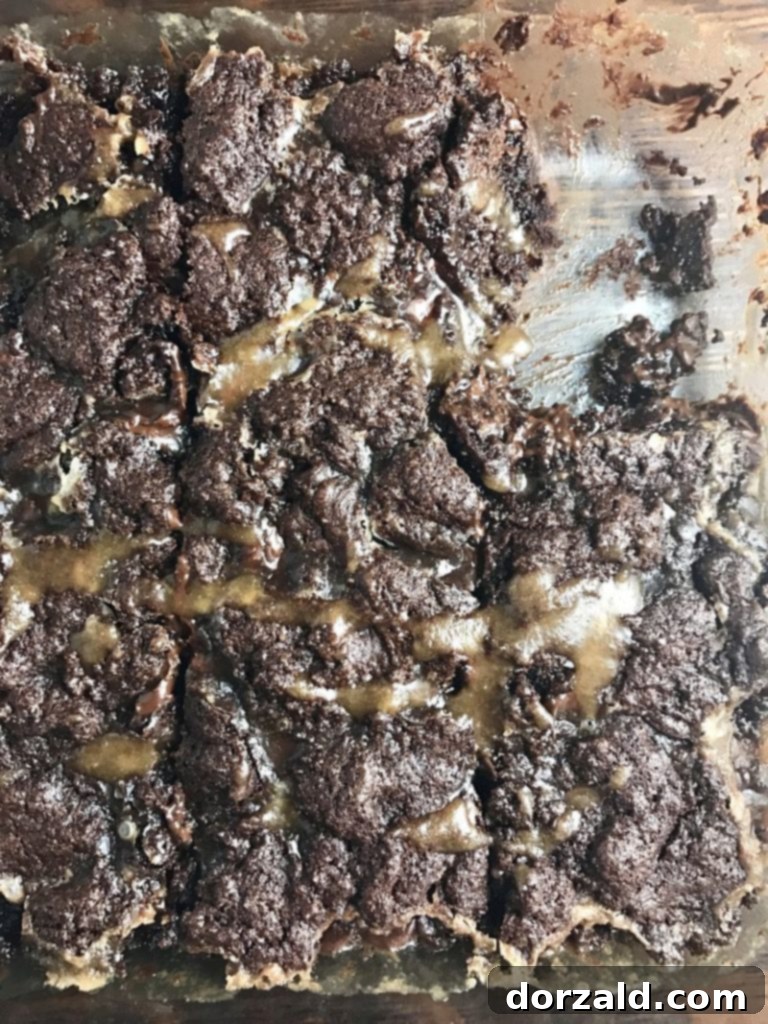 Dairy-Free Caramel Chocolate Brownies