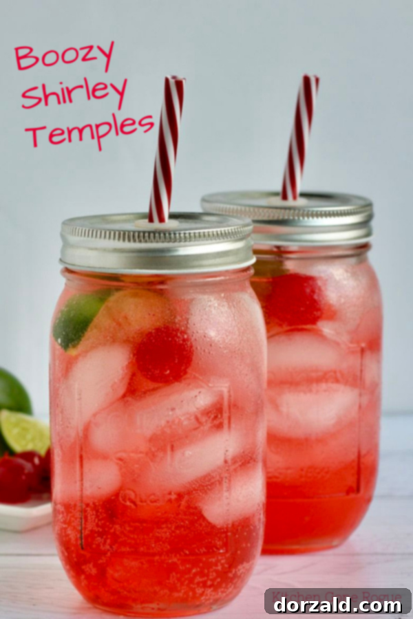 Spiked Shirley Temples 3 Boozy Shirley Temples