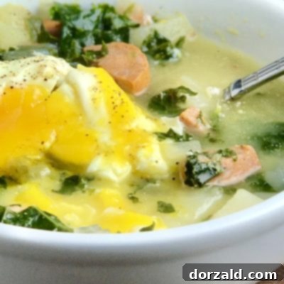 Potatoe Kale Chicken Sausage Soup