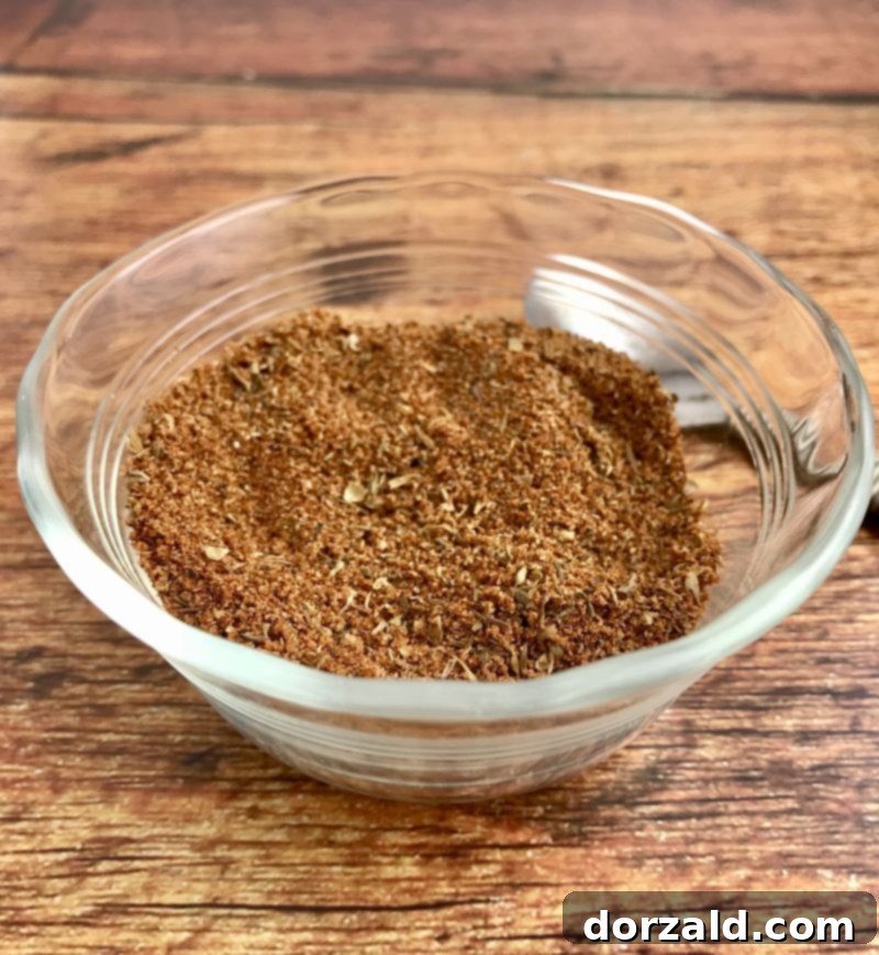 Cajun Chicken and Shrimp Jambalaya 4 Homemade Jambalaya Spice Mix in a bowl