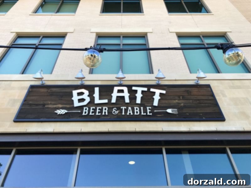 A Review of Blatt Beer and Table Dallas 2 Blatt Beer & Table Dallas restaurant exterior and ambiance