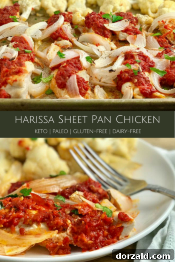 Spicy Harissa One-Pan Chicken Dinner 7 Sheet Pan Harissa and Cauliflower