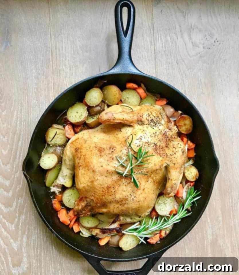 Roasted Chicken with Red Potatoes and Rosemary