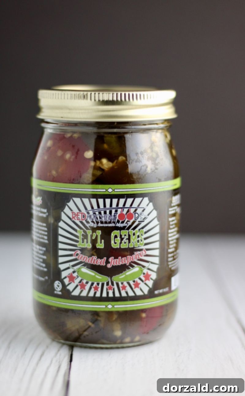 Sweet Heat Salmon Tacos with Strawberry Avocado Salsa 3 Red Kitchen Foods Candied Jalapenos - the secret ingredient for spicy sweet flavor