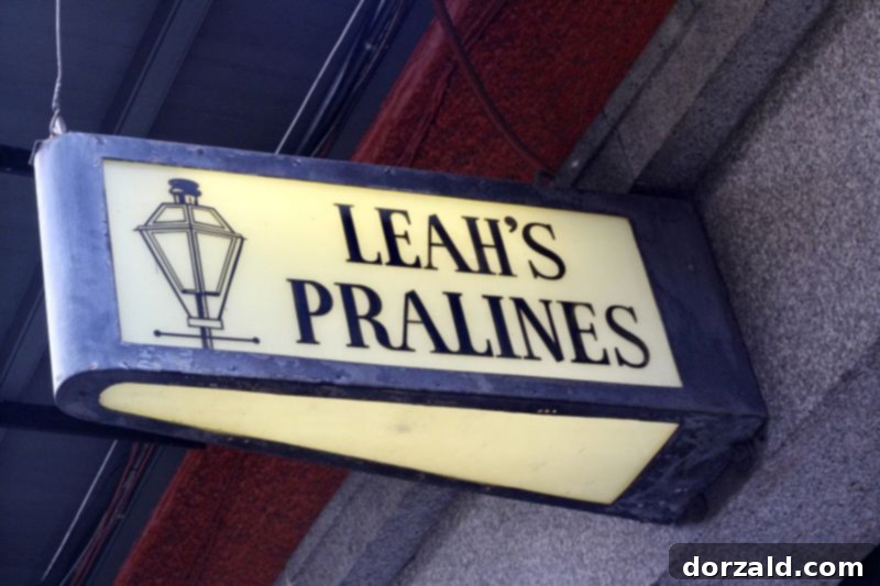 New Orleans Culinary Stroll 17 Delicious pralines at Leah's Pralines, concluding a New Orleans food tour