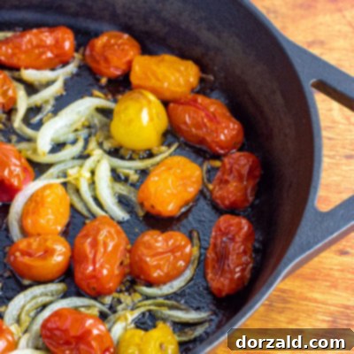 Easy Oven Roasted Cherry Tomatoes