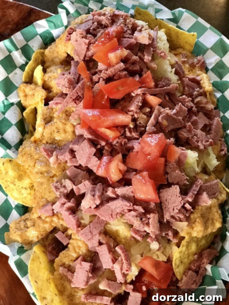 Crescent City: Must-Try Eats and Unforgettable Experiences 13 Pot O' Gold Nachos with corned beef and porter cheese sauce at Port O' Pints