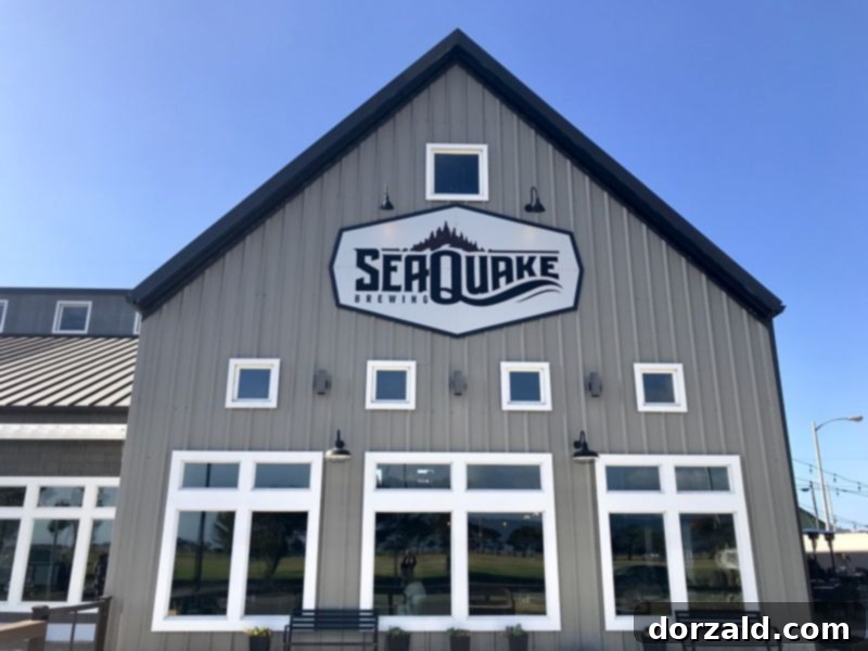 Crescent City: Must-Try Eats and Unforgettable Experiences 24 Seaquake Brewing exterior in Crescent City, CA