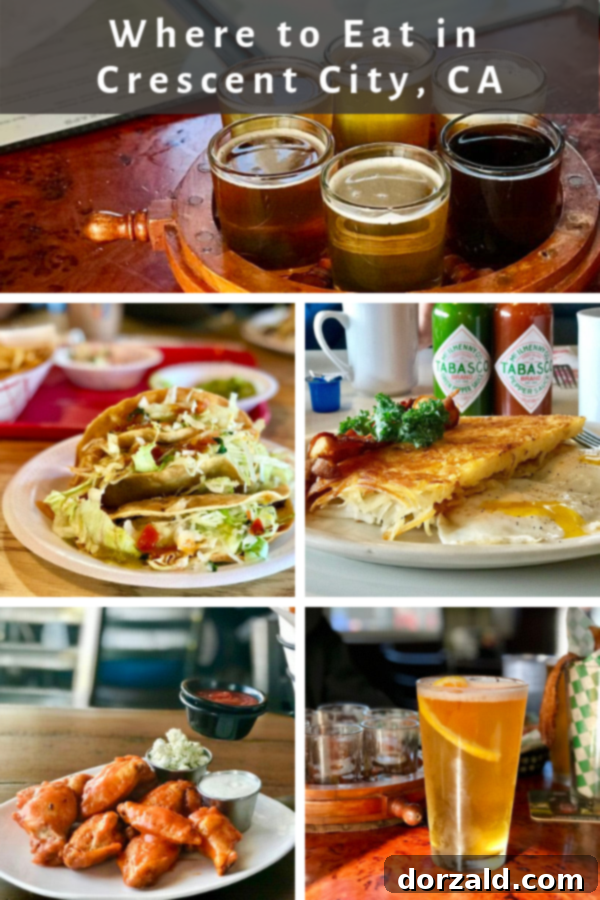 Crescent City: Must-Try Eats and Unforgettable Experiences 28 Pin for where to eat and what to do in Crescent City, California