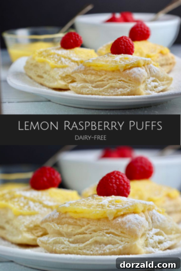 dairy-free lemon raspberry puffs kitchen gone rogue