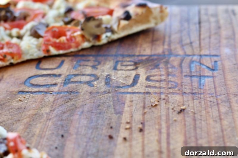 Plano Texas Staycation Your Guide to Food and Fun 10 Urban Crust Pizza Interior and Food