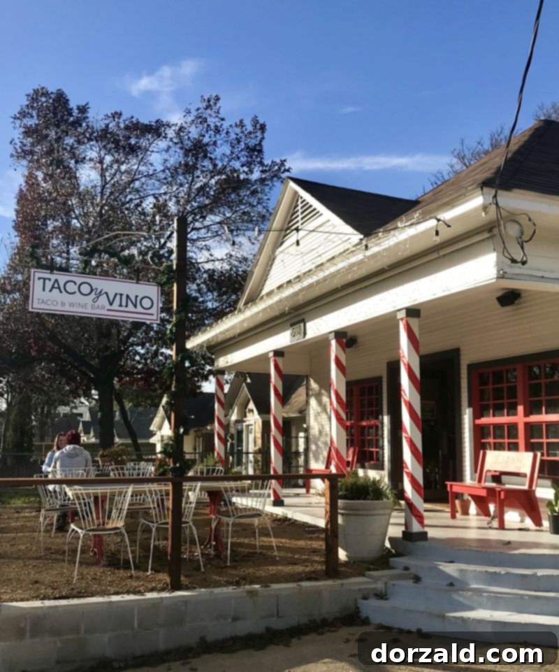 Uncorking Flavors at Taco y Vino 2 Taco y Vino restaurant review - exterior view