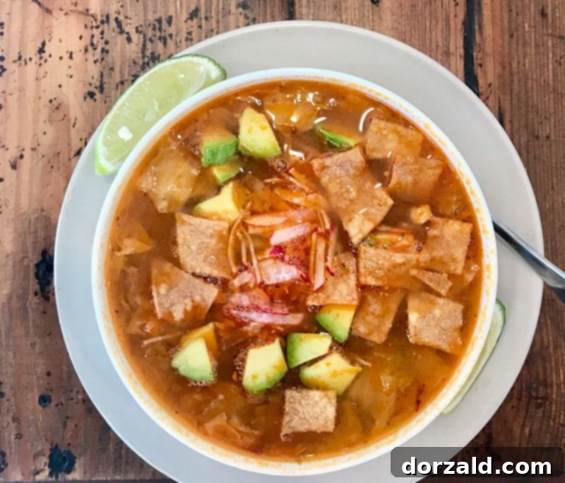 Uncorking Flavors at Taco y Vino 6 Taco y Vino tortilla soup with avocado