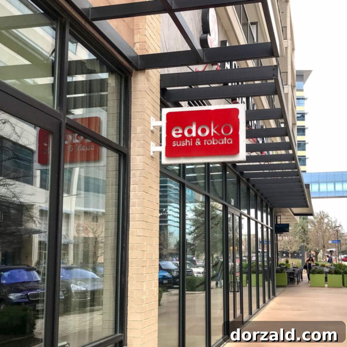 Edoko Richard Restaurant Review - sign in front of restaurant