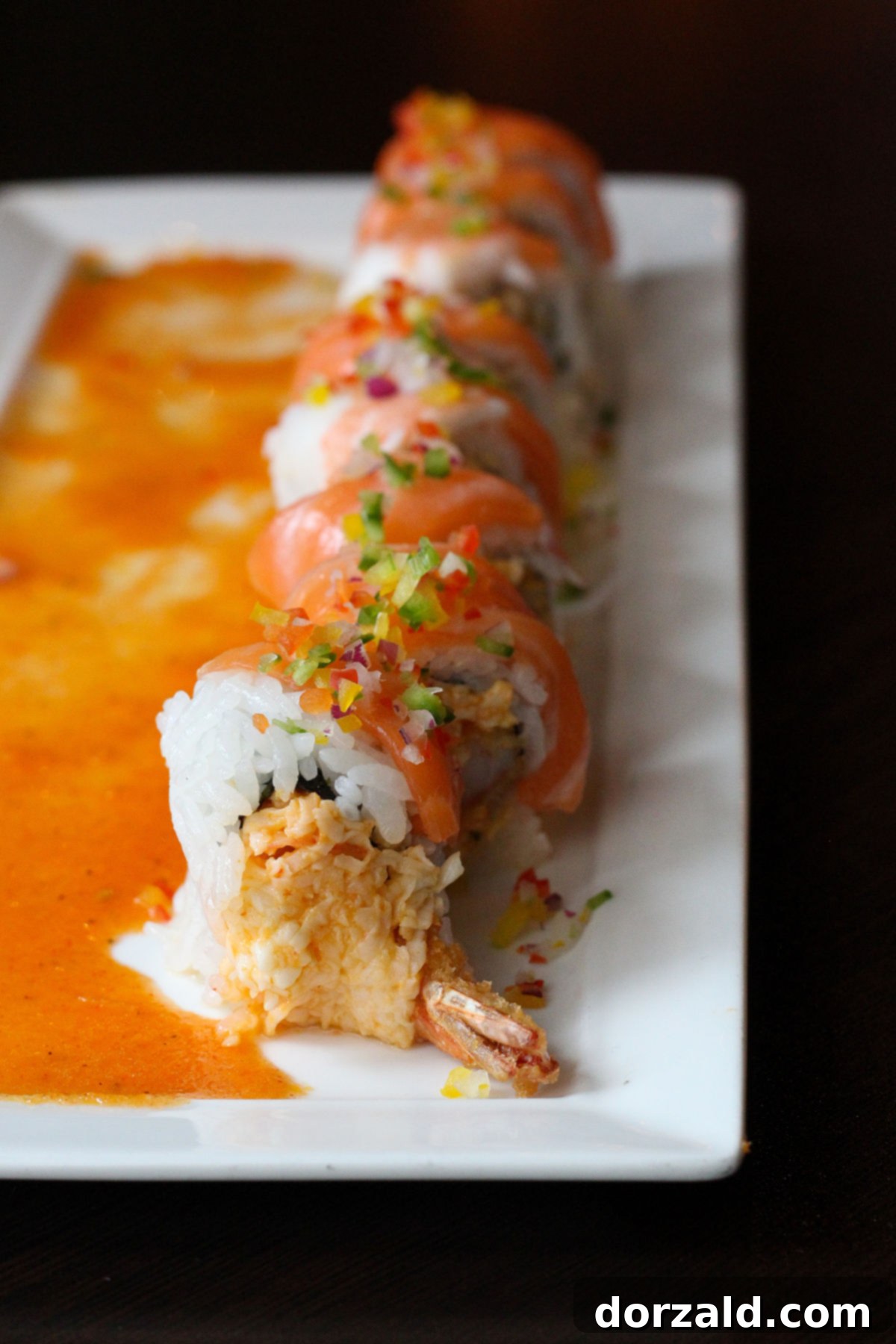 Ocean Beauty sushi roll at Edoko in Richardson, Texas - photo by Kelly Kirkendoll