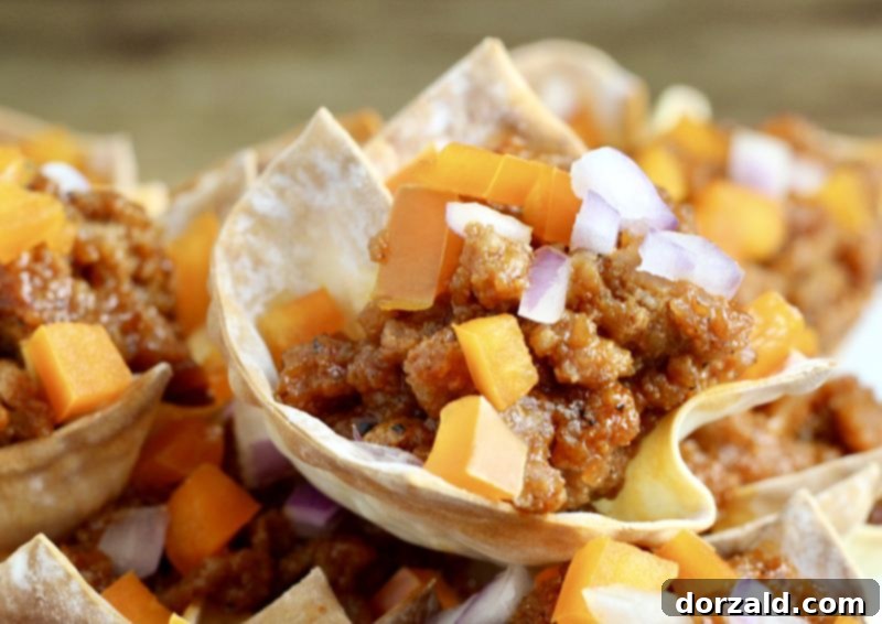 Sloppy Joe Wonton Bites 5 sloppy joe wonton cups kitchen gone rogue