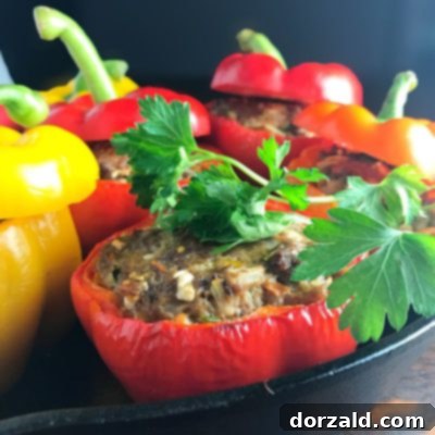 Bison Stuffed Bell Peppers