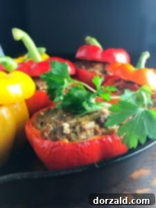 Bison Stuffed Bell Peppers