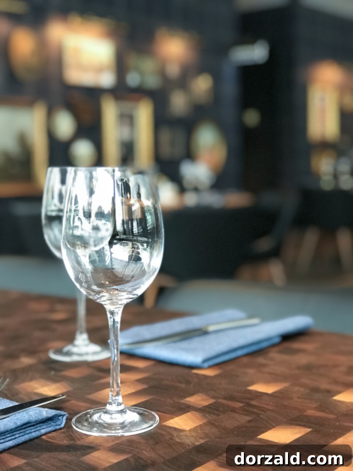 Detailed view of The Henry Dallas's spacious dining area