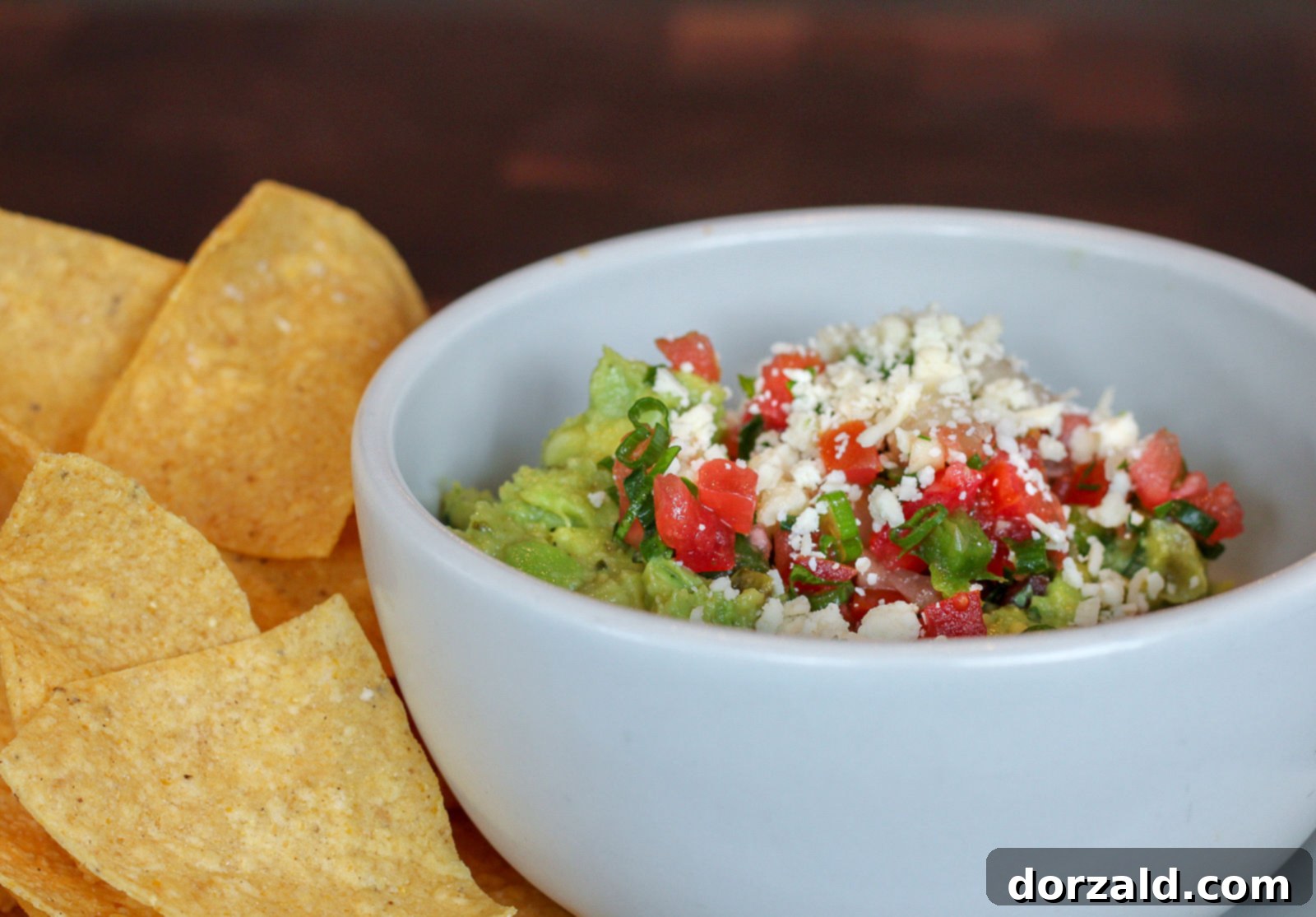 The Henry Dallas Guacamole and Chips Appetizer