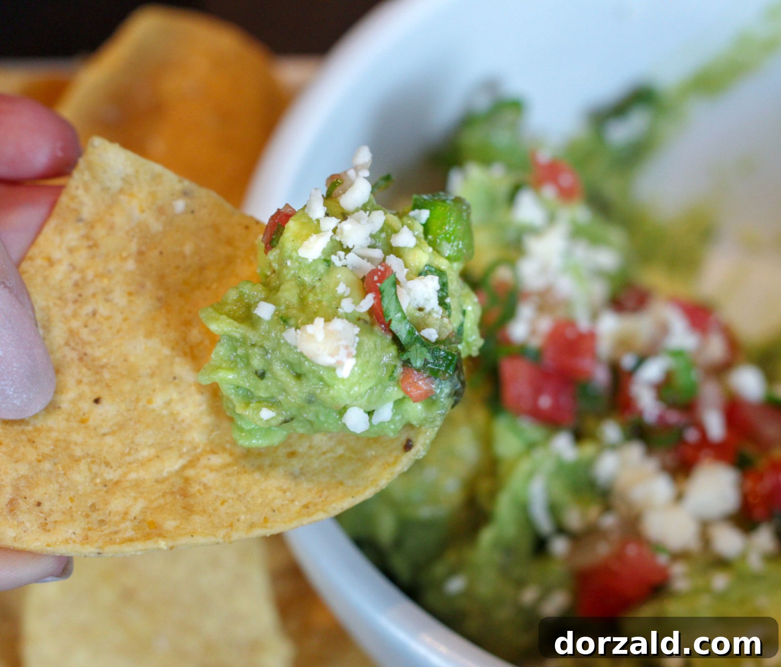 Fresh guacamole and tortilla chips at The Henry Dallas