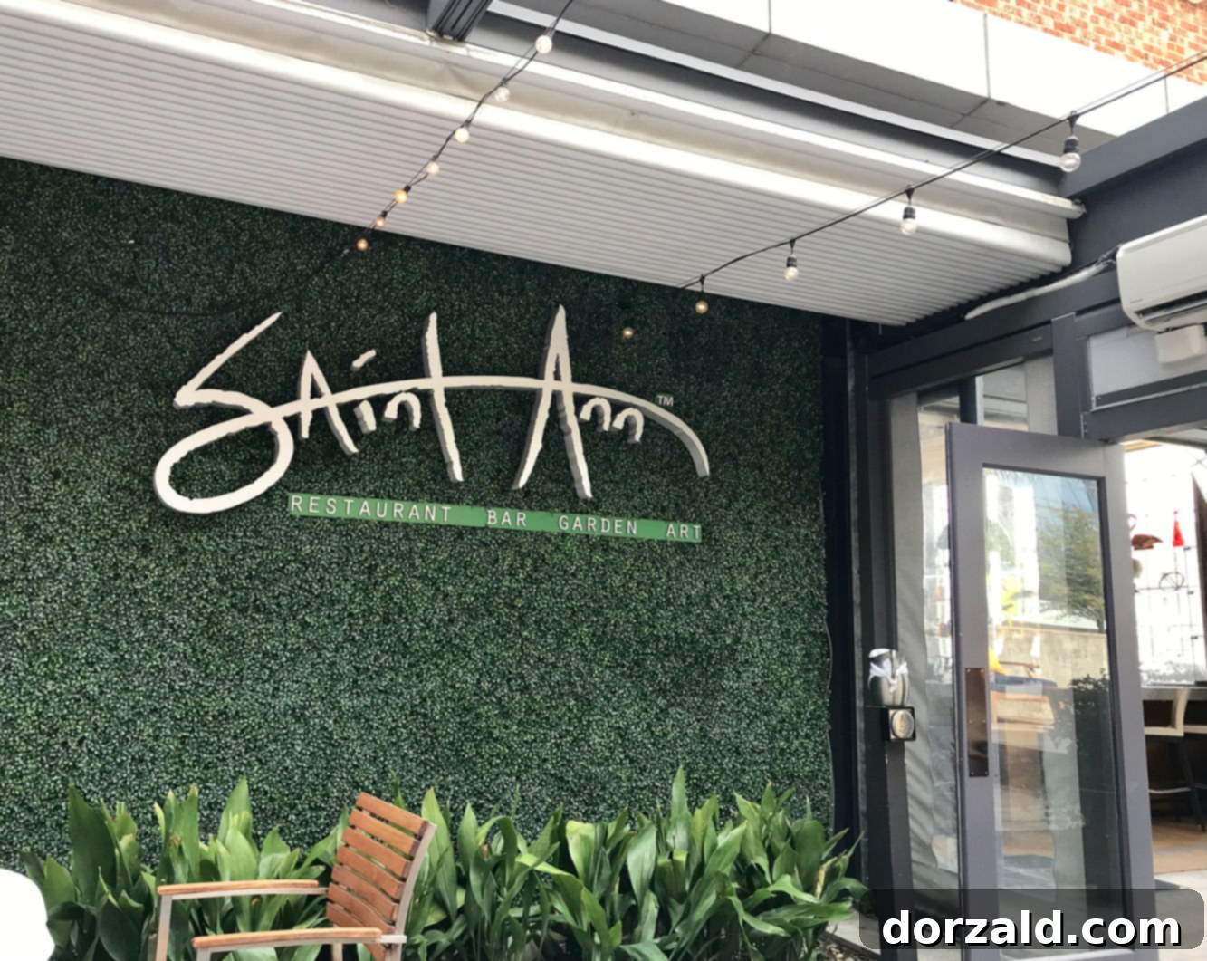 Saint Ann Dallas patio ambiance