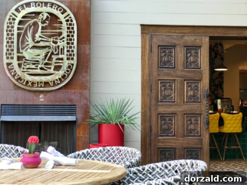 El Bolero Crockett Row: Restaurant Review 2 El Bolero Crockett Row Fort Worth patio dining with lush greenery and comfortable seating