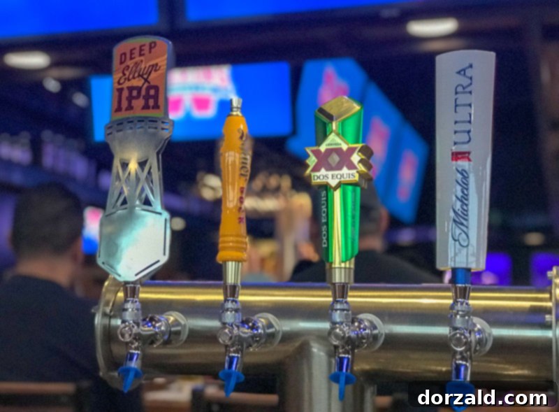 Self-Serve Beer Taps at Walk-On's Arlington