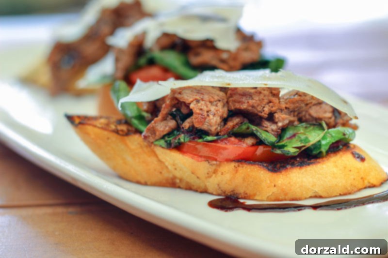 A Review of Fixture Kitchen and Social Lounge 7 Steak Bruschetta at Fixture Kitchen and Social Lounge - A highlight of Fort Worth appetizers