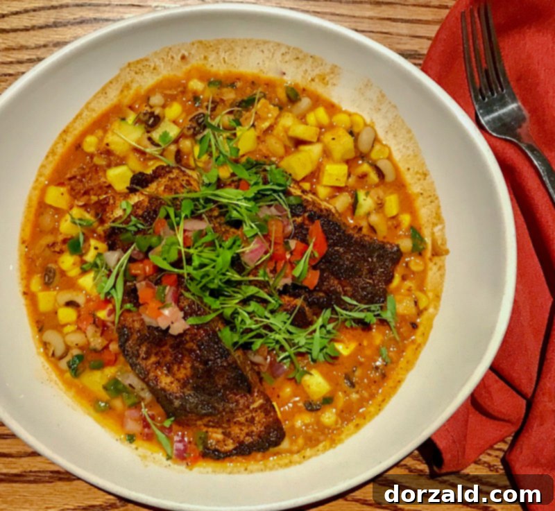 Exquisite red fish entree at Fixture Kitchen and Social Lounge, a healthy and comforting dish