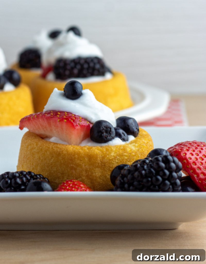 Easy Dairy-Free Berry Shortcake - a delicious no-bake dessert for parties and weeknights