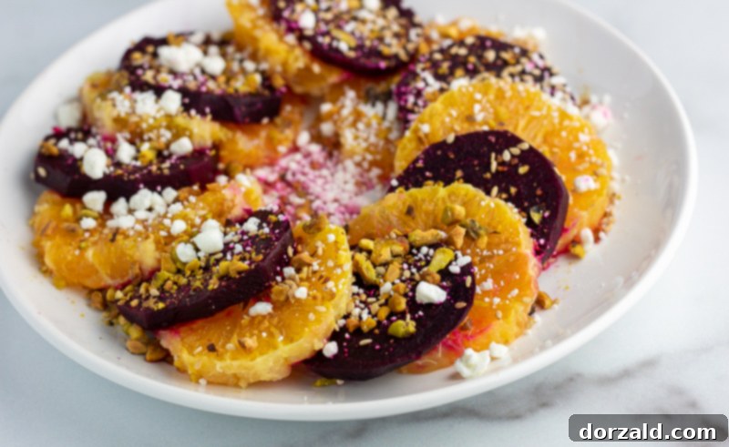 Beautifully sliced oranges for a vibrant salad