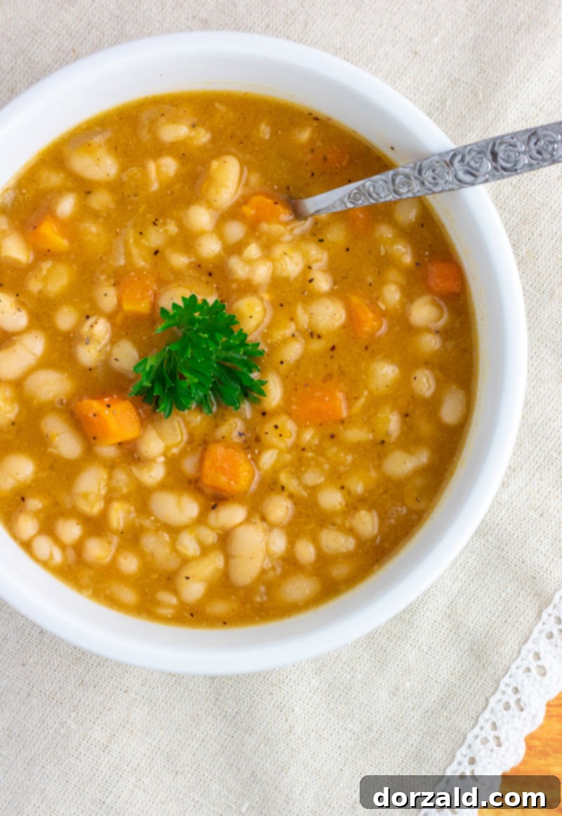 Instant Pot Copycat Bean with Bacon Soup
