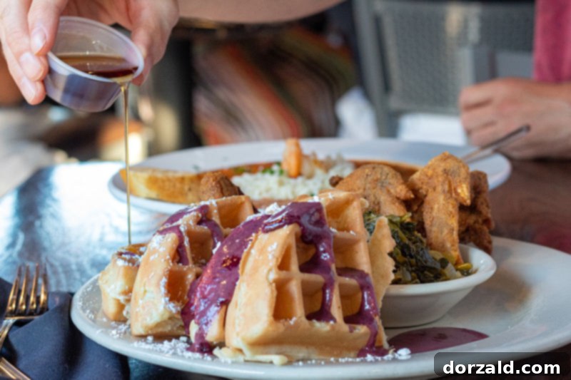 Buttons chicken and Waffles Fort Worth