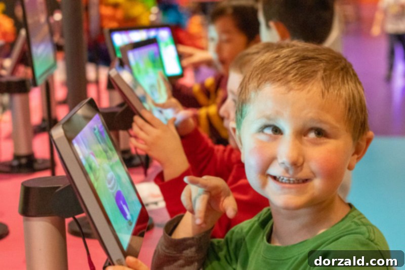 Four Generations Enjoy Plano Crayola Experience 10 happy boy playing at plano crayola experience - photo by kitchen gone rogue